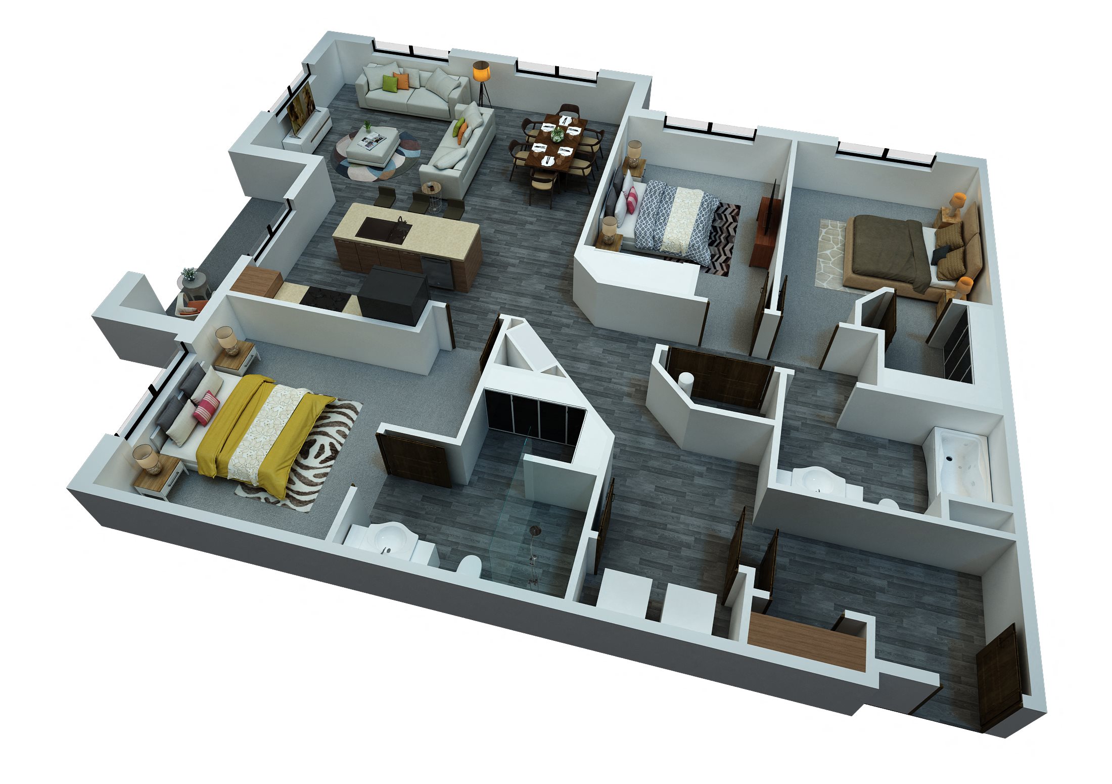 Park88 Floorplan 3 Bedroom Floorplan